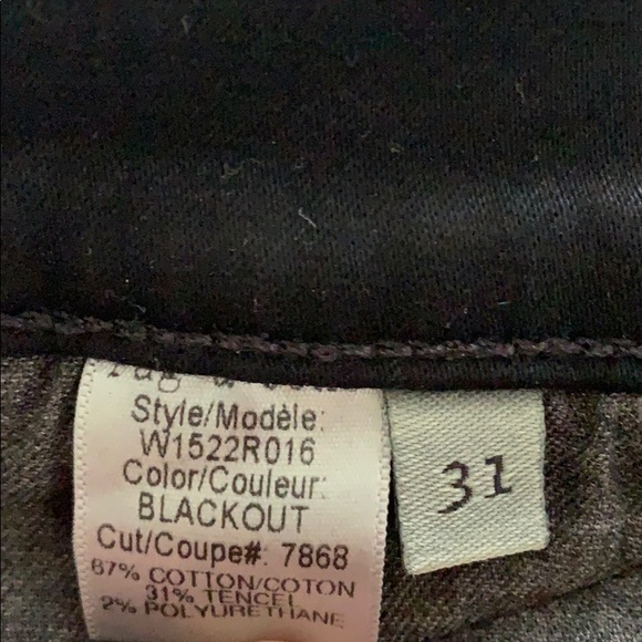 Rag and Bone Black Jeans - Picture 7 of 8
